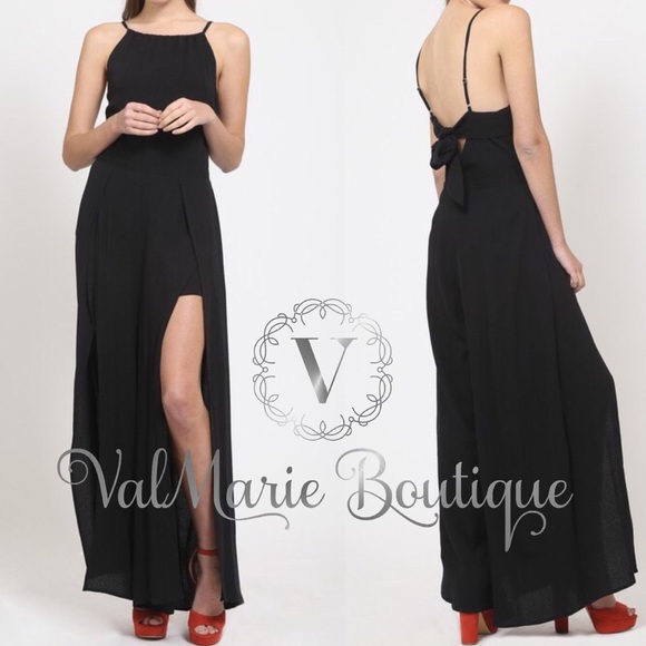 Black jumpsuit Romper - Picture 3 of 3